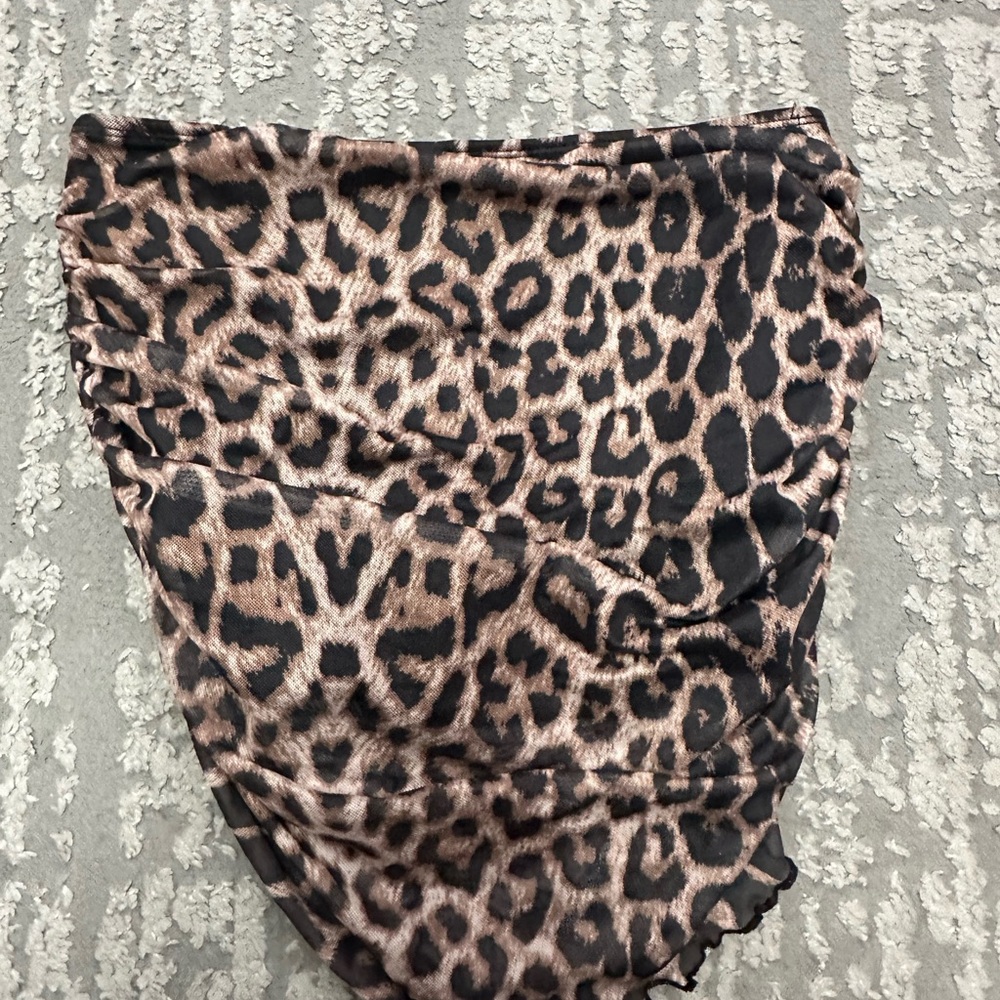 Leopard Print Women's Skirt
